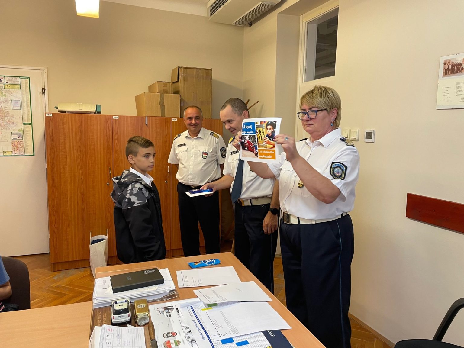 Kihirdették a rendőrség rajzpályázatának eredményeit