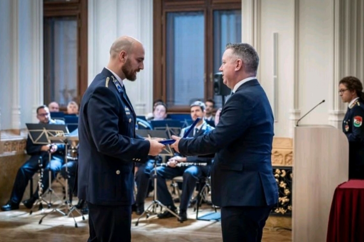 Életmentésért kapott miniszteri elismerést