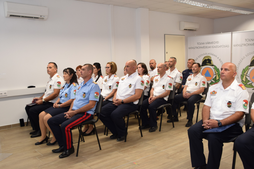 Ünnepi megemlékezést tartottak a katasztrófavédelemnél