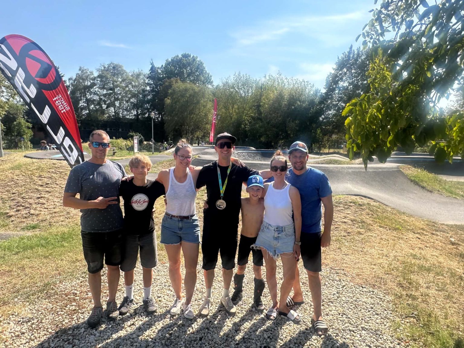 Aranyeső hullott a szekszárdi pumptrack-versenyzőkre